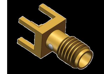 SSMA Through hole PCB mount connector Frequency Range DC 18GHz solution for Signal transmission and Satcom