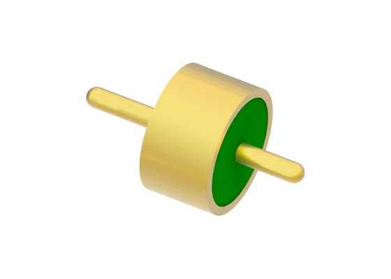 Full Radius Glass To Metal Seal Connectors RF feedthrus for Hermetic Packaging M2816-7
