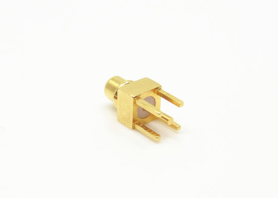 Straight PCB Circuit Board MMCX Small Coaxial Cable Connectors 50Ω Impedance