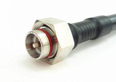 4.3-10 Male RF Coaxial Connector Straight Clamping Connectors 50Ω Impedance