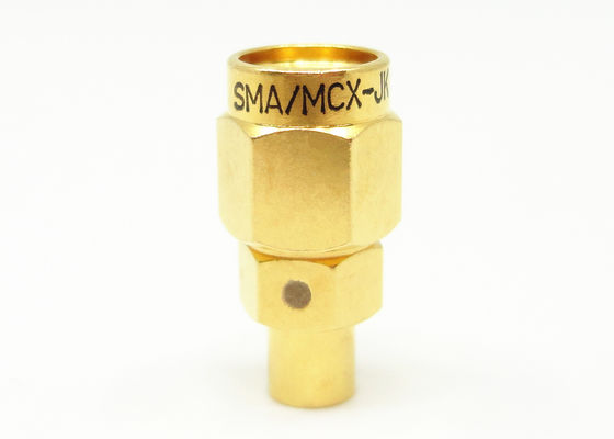 Gold Plated 6GHz SMA Male to MCX Female RF Coaxial Adapter Connector