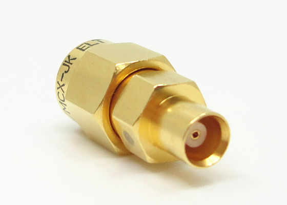 Gold Plated 6GHz SMA Male to MCX Female RF Coaxial Adapter Connector