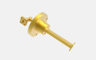 Uma articulação rotacional de guias de ondas de microondas em forma de L 1L-BJ320-1