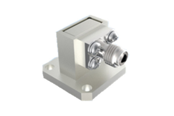 WR42 18-26.5GHz Guia de onda para 2.92mm Adaptador coaxial de ângulo reto para naves espaciais