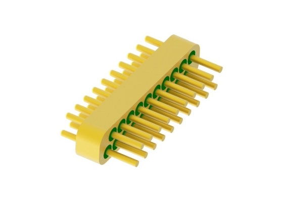 Conectores Elétricos Herméticos de 20 Pinos e 2 Fileiras, Tamanho Pequeno, Ligação por Fio de Ouro MC-827T2-JH