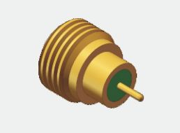 Conectores coaxiais RF SMPM Macho Hermeticamente Selados de 50Ω para anteparo 0,3MHz-40GHz 170V