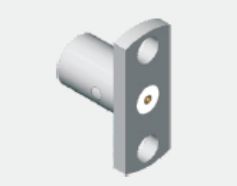 Aço inoxidável SMP Macho Meio Detentor Planel Mount SMP Plug 2 Hole Flange Mount Frequência Limitada de Detenção Até 18GHz