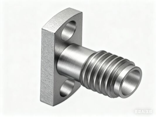 Aço inoxidável SSMA Montagem de Flange Fêmea Faixa de Frequência 0,3MHz a 18GHz Usando Componente de Micro-ondas