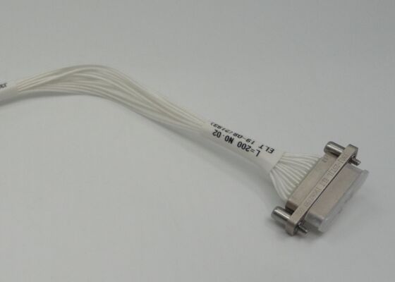 Conector da série J30J 25 contatos Plug masculino com comprimento de fio diferente para dispositivo de comunicação