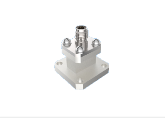 WR 42 Guia de ondas para adaptador tipo K de 2,92 mm 18 GHz ~ 26,5 GHz Lançamento final Conectores RF aeroespaciais usando para banda K