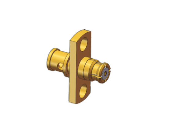 2 buracos montar flange SMP Conector de cabo feminino Jack acoplamento para CXN3506/MF108A Frequência Até 18GHz