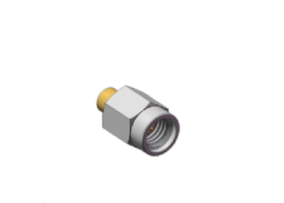 Conector de cabo coaxial RF de SSMA masculino Mini SMA Plug 18GHz 50Ω Emparelhamento para cabo.086