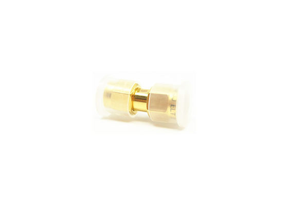 50 homem reto de bronze do adaptador SMA do RF do ohm ao conector coaxial masculino