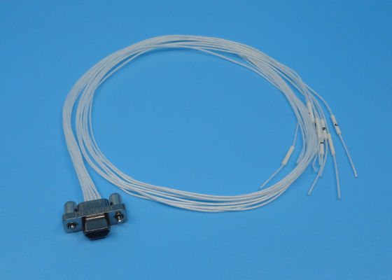 500 conector retangular da durabilidade J30j dos ciclos com cabo do branco AFR250 de 500mm