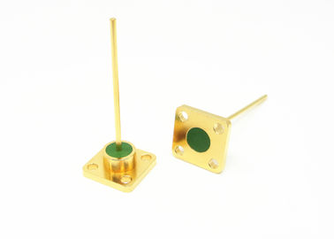 Vidro da flange de 4 furos para metal conectores do selo 1 Pin com estabilidade alta