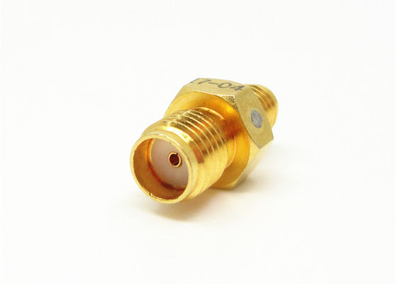 50Ohm SMA chapeado ouro ao adaptador fêmea de SSMA RF