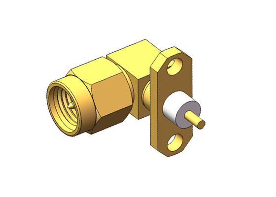 Conector masculino dos furos SMA RF da antena 2 da montagem da flange
