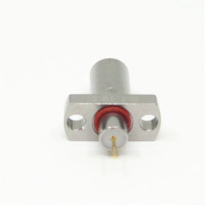 Tomada reta do conector coaxial SBMA do RF da montagem da flange em linha reta